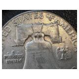 Ben Franklin Half Dollars 1953 - 3 Coins, One With S Mint Mark Ben Franklin Half Dollars 1953 - 3 Coins, One With S Mint Mark