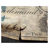 Farmers and Merchants Bank of Memphis Banknote - $5 May 1854 (Antique Tennessee) Farmers and Merchants Bank of Memphis Banknote - $5 May 1854 (Antique Tennessee)