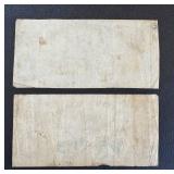 Confederate States Treasury Notes 25c & 50c (Lot of 2) Alabama 1863 2nd Series Confederate States Treasury Notes 25c & 50c (Lot of 2) Alabama 1863 2nd Series