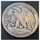 Walking Liberty Quarters - 1944-D, 1945-S, 1946-D, 1947-D (Lot of 4) Walking Liberty Quarters - 1944-D, 1945-S, 1946-D, 1947-D (Lot of 4)