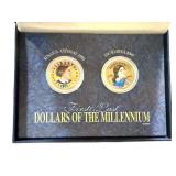 First & Last Dollars of the Millennium Two-Coin Set: Susan B. Anthony 1999 & Sacagawea 2000 First & Last Dollars of the Millennium Two-Coin Set: Susan B. Anthony 1999 & Sacagawea 2000
