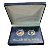 First & Last Dollars of the Millennium Two-Coin Set: Susan B. Anthony 1999 & Sacagawea 2000 First & Last Dollars of the Millennium Two-Coin Set: Susan B. Anthony 1999 & Sacagawea 2000