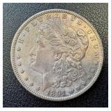 Morgan Silver Dollar 1891-S Morgan Silver Dollar 1891-S