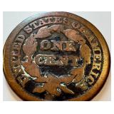 Braided Hair Large Cent - 1817 U.S. Penny Braided Hair Large Cent - 1817 U.S. Penny