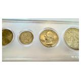 US Coin Set in Whitman Binder - 5 Coins incl. 1944 Lincoln Cent & Walking Liberty Half US Coin Set in Whitman Binder - 5 Coins incl. 1944 Lincoln Cent & Walking Liberty Half