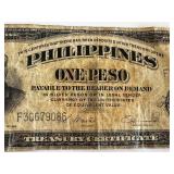 Victory Series 1 Peso Philippines Banknote - Serial F30679086 Victory Series 1 Peso Philippines Banknote - Serial F30679086