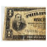 Victory Series 1 Peso Philippines Banknote - Serial F30679086 Victory Series 1 Peso Philippines Banknote - Serial F30679086