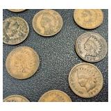 Indian Head Cent - 21 Coins - Circulated - Various Dates Indian Head Cent - 21 Coins - Circulated - Various Dates