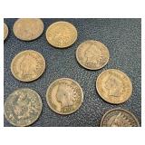 Indian Head Cent - 21 Coins - Circulated - Various Dates Indian Head Cent - 21 Coins - Circulated - Various Dates