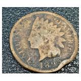 Indian Head Cent - 21 Coins - Circulated - Various Dates Indian Head Cent - 21 Coins - Circulated - Various Dates
