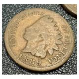 Indian Head Cent - 21 Coins - Circulated - Various Dates Indian Head Cent - 21 Coins - Circulated - Various Dates