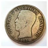 Swedish 2 Knonor, 1913-W Swedish 2 Knonor, 1913-W