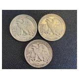 Walking Liberty Half Dollars - 1920, 1946, 1946-S Walking Liberty Half Dollars - 1920, 1946, 1946-S