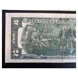 Jefferson Two-Dollar Bills - 1976 Series, Declaration of Independence Back (Pair) Jefferson Two-Dollar Bills - 1976 Series, Declaration of Independence Back (Pair)