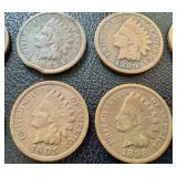 Indian Head Cent - 25 Coins Circulated, Varied Dates (1883-1907) Indian Head Cent - 25 Coins Circulated, Varied Dates (1883-1907)