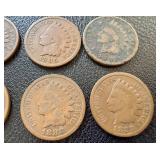 Indian Head Cent - 25 Coins Circulated, Varied Dates (1883-1907) Indian Head Cent - 25 Coins Circulated, Varied Dates (1883-1907)