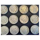 Buffalo Nickels - 25 Coins, Circulated, Mixed Dates (Indian Head Nickels) Buffalo Nickels - 25 Coins, Circulated, Mixed Dates (Indian Head Nickels)