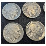 Buffalo Nickels - 25 Coins, Circulated, Mixed Dates (Indian Head Nickels) Buffalo Nickels - 25 Coins, Circulated, Mixed Dates (Indian Head Nickels)