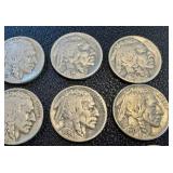 Buffalo Nickels - 25 Coins, Circulated, Mixed Dates (Indian Head Nickels) Buffalo Nickels - 25 Coins, Circulated, Mixed Dates (Indian Head Nickels)