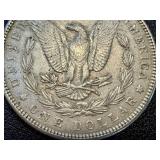 Morgan Silver Dollar 1897 No Mint Mark - Philadelphia Morgan Silver Dollar 1897 No Mint Mark - Philadelphia