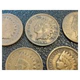 Indian Head Cent Coins - 24-Piece Lot (Lot of 24) - Mixed Dates, Circulated Indian Head Cent Coins - 24-Piece Lot (Lot of 24) - Mixed Dates, Circulated