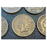 Indian Head Cent Coins - 24-Piece Lot (Lot of 24) - Mixed Dates, Circulated Indian Head Cent Coins - 24-Piece Lot (Lot of 24) - Mixed Dates, Circulated