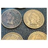 Indian Head Cent Coins - 24-Piece Lot (Lot of 24) - Mixed Dates, Circulated Indian Head Cent Coins - 24-Piece Lot (Lot of 24) - Mixed Dates, Circulated