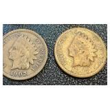 Indian Head Cent Coins - 24-Piece Lot (Lot of 24) - Mixed Dates, Circulated Indian Head Cent Coins - 24-Piece Lot (Lot of 24) - Mixed Dates, Circulated