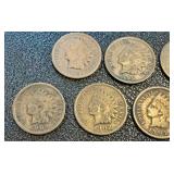 Indian Head Cent Coins - 24-Piece Lot (Lot of 24) - Mixed Dates, Circulated Indian Head Cent Coins - 24-Piece Lot (Lot of 24) - Mixed Dates, Circulated