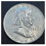 Franklin Half Dollar - Trio 1959-1961 (3 Coins) Franklin Half Dollar - Trio 1959-1961 (3 Coins)