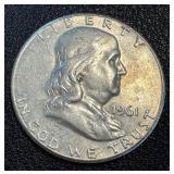 Franklin Half Dollar - Trio 1959-1961 (3 Coins) Franklin Half Dollar - Trio 1959-1961 (3 Coins)