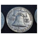 Franklin Half Dollar - Trio 1959-1961 (3 Coins) Franklin Half Dollar - Trio 1959-1961 (3 Coins)