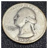 Washington Quarters 1934-1950 Set of 17 - Circulated, Sequential Dates Washington Quarters 1934-1950 Set of 17 - Circulated, Sequential Dates