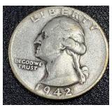 Washington Quarters 1934-1950 Set of 17 - Circulated, Sequential Dates Washington Quarters 1934-1950 Set of 17 - Circulated, Sequential Dates