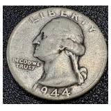 Washington Quarters 1934-1950 Set of 17 - Circulated, Sequential Dates Washington Quarters 1934-1950 Set of 17 - Circulated, Sequential Dates