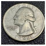 Washington Quarters 1934-1950 Set of 17 - Circulated, Sequential Dates Washington Quarters 1934-1950 Set of 17 - Circulated, Sequential Dates