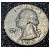 Washington Quarters 1934-1950 Set of 17 - Circulated, Sequential Dates Washington Quarters 1934-1950 Set of 17 - Circulated, Sequential Dates