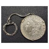 1882 Morgan Silver Dollar Pendant Keychain 1882 Morgan Silver Dollar Pendant Keychain