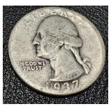 Washington Quarters 1935-1937 (10 Coins) Circulated Washington Quarters 1935-1937 (10 Coins) Circulated