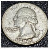 Washington Quarters 1950-1964 - 15 Coins Circulated Washington Quarters 1950-1964 - 15 Coins Circulated