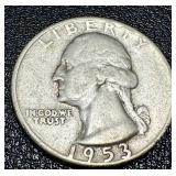 Washington Quarters 1950-1964 - 15 Coins Circulated Washington Quarters 1950-1964 - 15 Coins Circulated