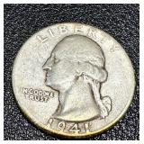 Washington Quarters - 15 Coins, 1941-1949 (No 1944; 1945 duplicates) Washington Quarters - 15 Coins, 1941-1949 (No 1944; 1945 duplicates)