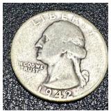 Washington Quarters - 15 Coins, 1941-1949 (No 1944; 1945 duplicates) Washington Quarters - 15 Coins, 1941-1949 (No 1944; 1945 duplicates)