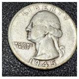 Washington Quarters - 15 Coins, 1941-1949 (No 1944; 1945 duplicates) Washington Quarters - 15 Coins, 1941-1949 (No 1944; 1945 duplicates)