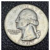 Washington Quarters - 15 Coins, 1941-1949 (No 1944; 1945 duplicates) Washington Quarters - 15 Coins, 1941-1949 (No 1944; 1945 duplicates)