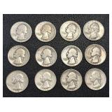 Jefferson Nickels 1937-1954 (Lot of 12) Jefferson Nickels 1937-1954 (Lot of 12)
