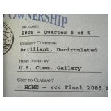 2005 State Quarter Collection Denver Mint - 5 Coins in Box (KS MN WV CA OR) 2005 State Quarter Collection Denver Mint - 5 Coins in Box (KS MN WV CA OR)