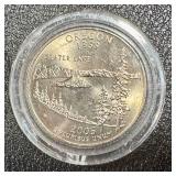 2005 U.S. State Quarters Proof Set - MN KS WV CA OR - Lewis & Clark Nickel - Extra MN OR 2005 U.S. State Quarters Proof Set - MN KS WV CA OR - Lewis & Clark Nickel - Extra MN OR