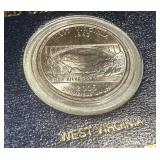 2005 U.S. State Quarters Proof Set - MN KS WV CA OR - Lewis & Clark Nickel - Extra MN OR 2005 U.S. State Quarters Proof Set - MN KS WV CA OR - Lewis & Clark Nickel - Extra MN OR