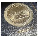 2005 U.S. State Quarters Proof Set - MN KS WV CA OR - Lewis & Clark Nickel - Extra MN OR 2005 U.S. State Quarters Proof Set - MN KS WV CA OR - Lewis & Clark Nickel - Extra MN OR